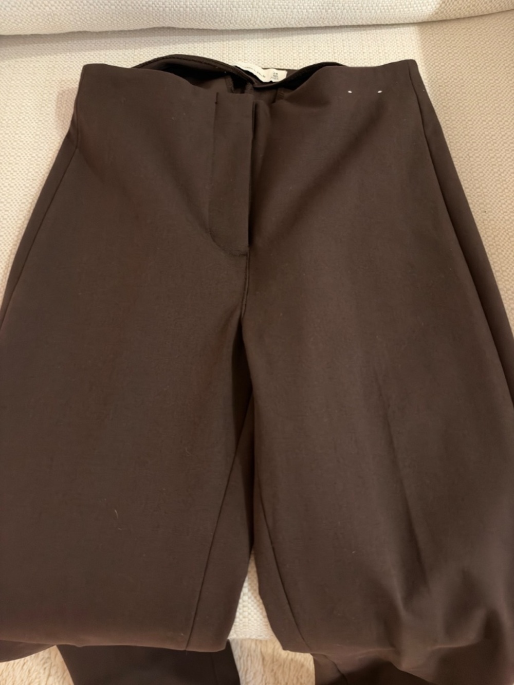 NWOT A&F Forme Bootcut Pant in Dark Coffee, 00L - Picture 9 of 10